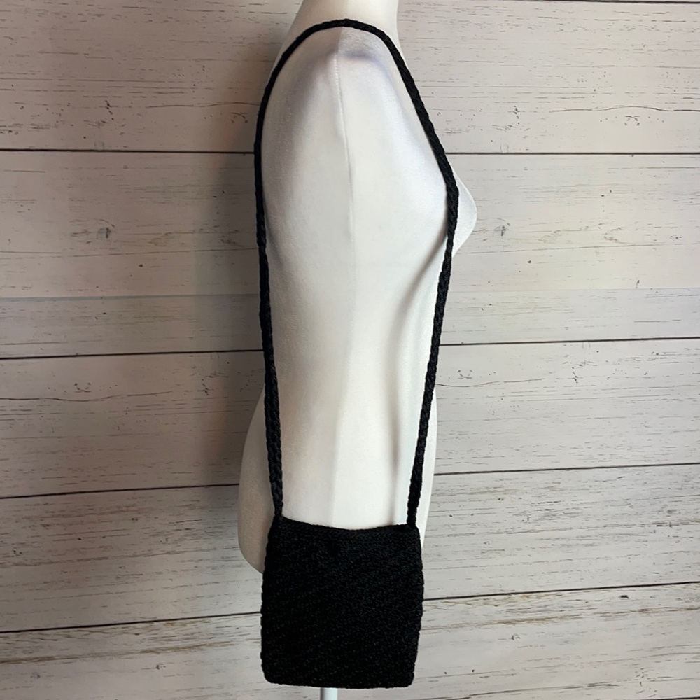 The Sweetest Little Sak Black Crochet Bag